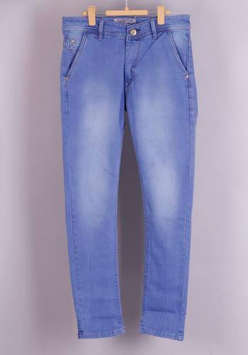 Men's Slim Fit Blue Colour Jeans Pants six