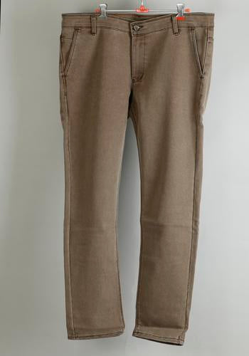 Men's Slim Fit Brown Colour Jeans Pants