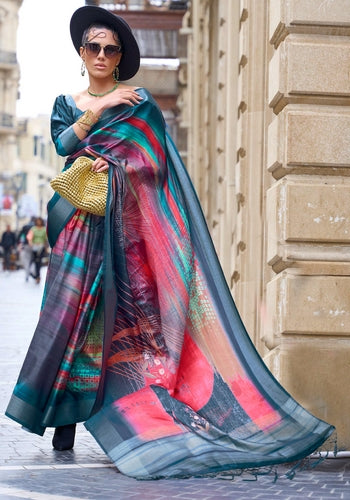 Multi Colour Printed Sarees Nineteen