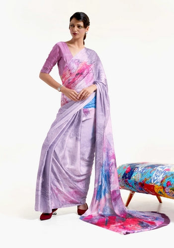 Multi Colour Printed Sarees Design Seveen