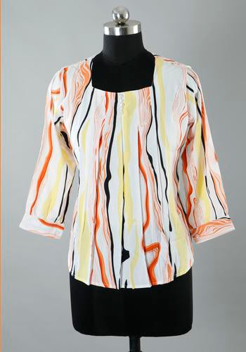 Buy Multi Colour Western Top