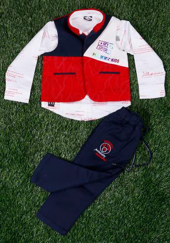 Multi & Blue and Red Colour Boys Set