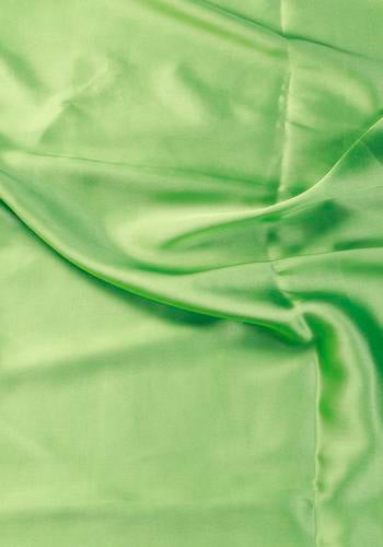 Pista Green Colour Satin Saree With Embroidered Blouse Piece