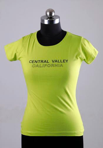 Round Neck Green Colour Women's T-Shirt 2