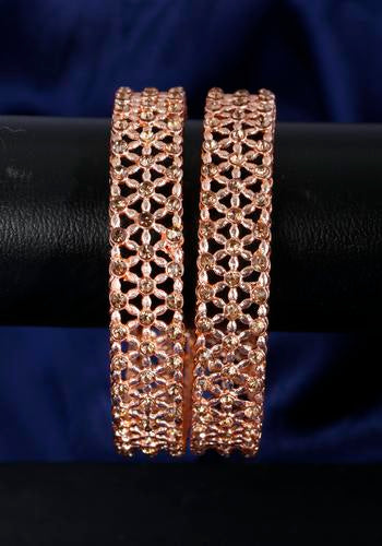 Set Of 2 Copper Plated Bangles 2
