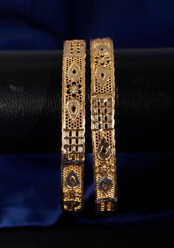 Set Of 2 Gold Plated Bangles 5