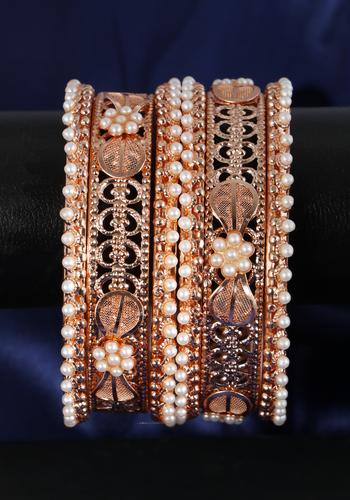 Set Of Copper Plated Bangles