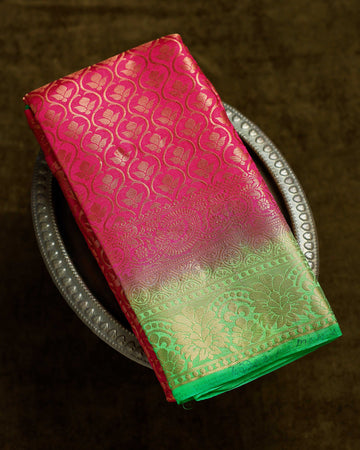 Magenta Colour Art Silk Saree