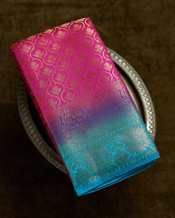 Pink Colour Art Silk Saree