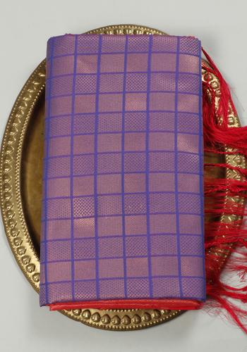 Violet Colour Soft Silk Saree 1