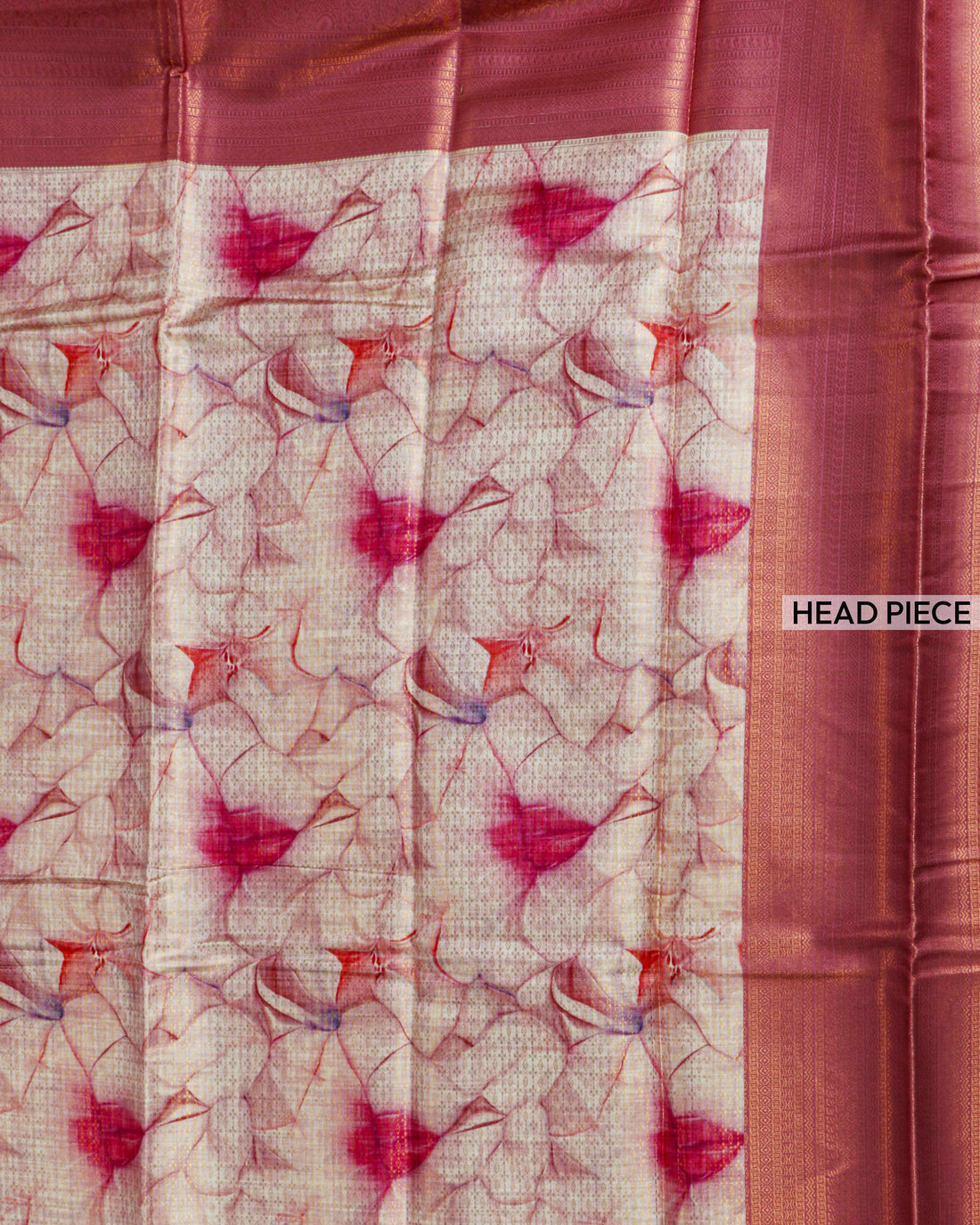 Copper Colour Soft Silk Saree